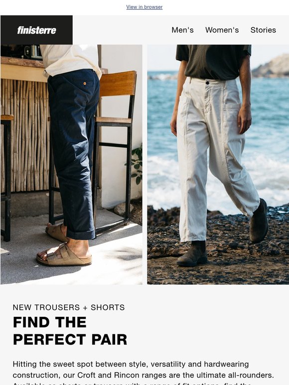 New Shorts + Trousers For Summer