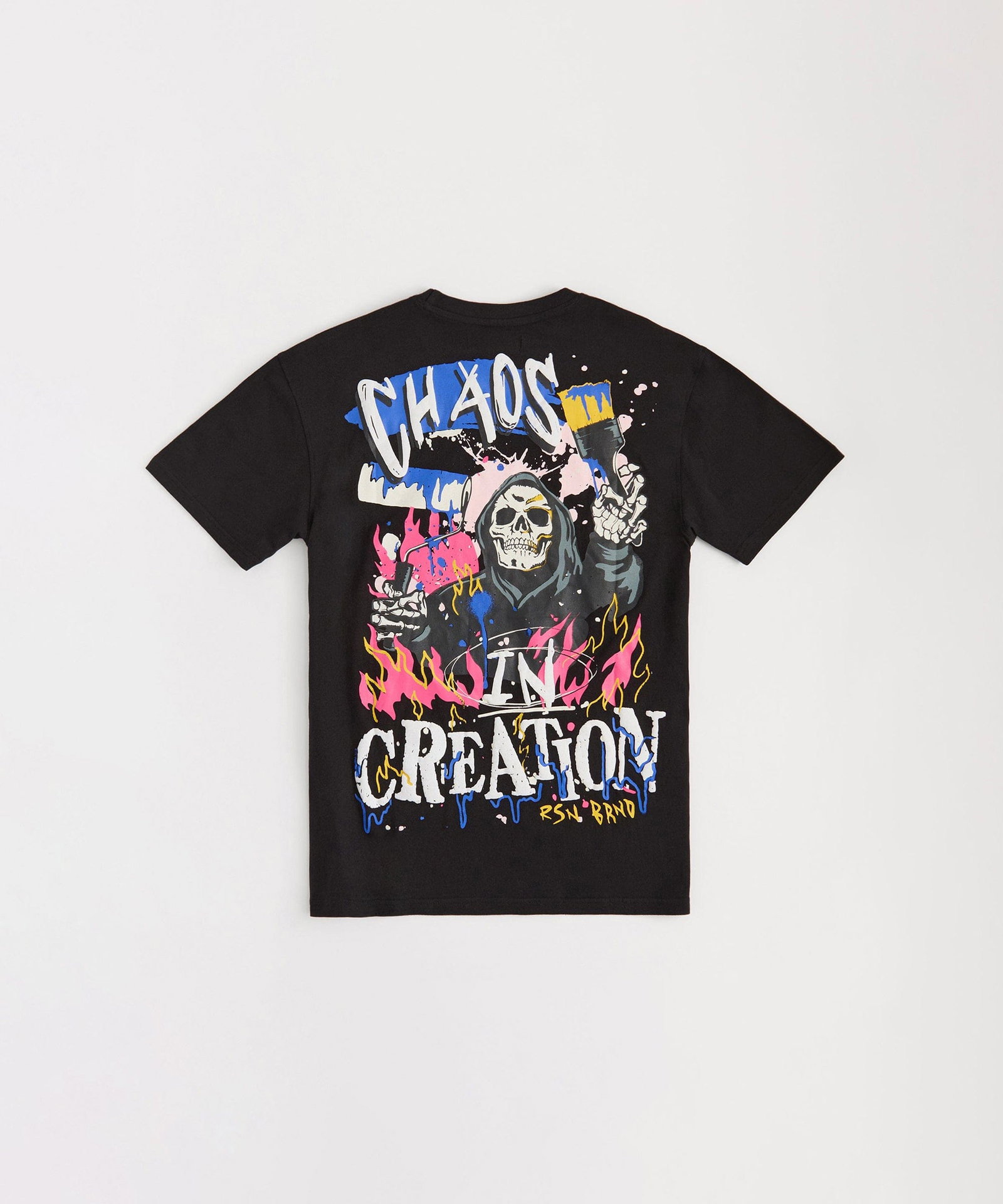 Chaos Short Sleeve Tee - Black - BLACK / S