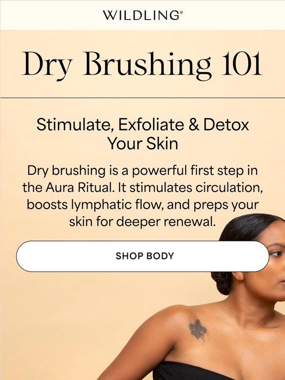 ☀️ Dry Brushing 101 - The Essential Summer Ritual