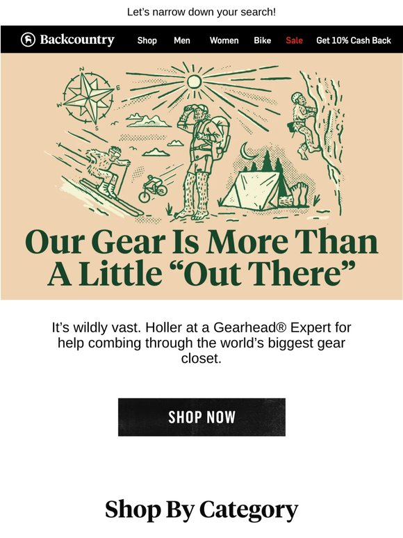 Sifting through the world’s biggest gear closet?