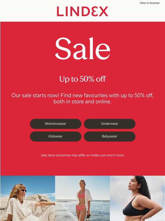 Our sale starts now 🎉