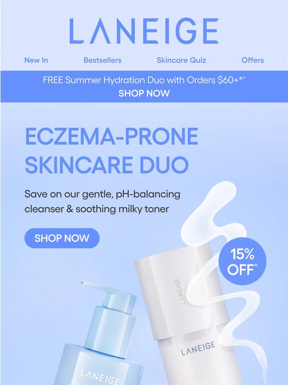 15% OFF Eczema-Prone Skincare Duo