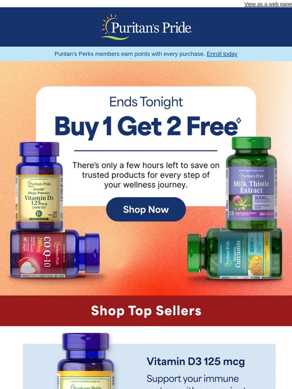 Flash Sale – Buy 1 Get 2 Free Ends Tonight