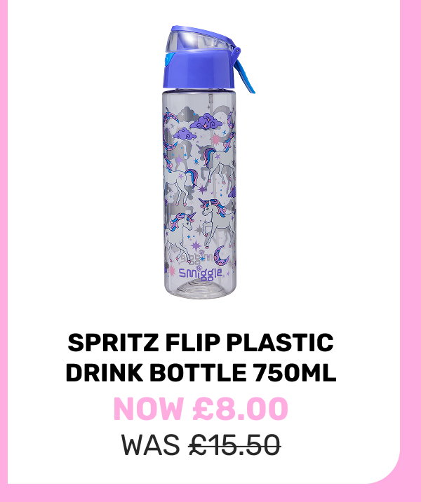 Spritz Flip Plastic Drink Bottle 750Ml