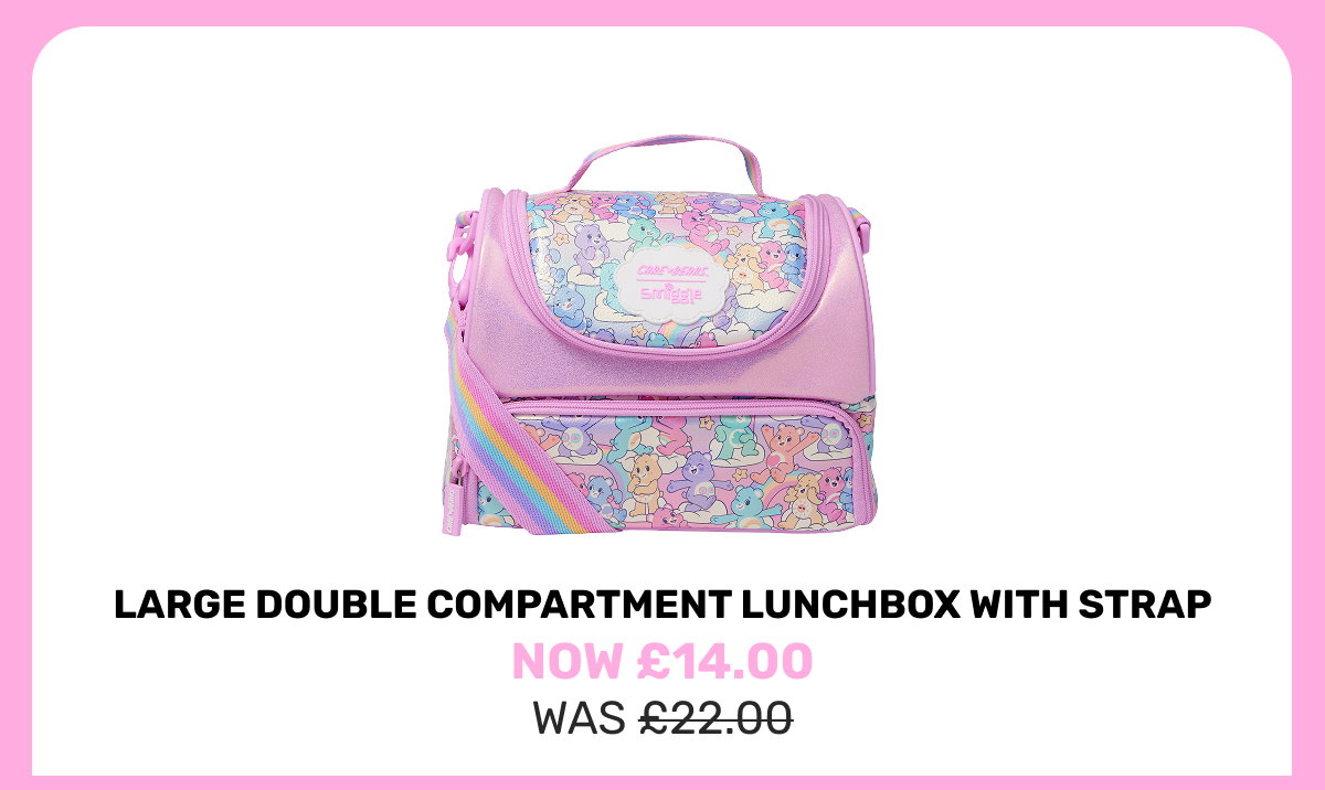 Large Double Compartment Lunchbox With Strap