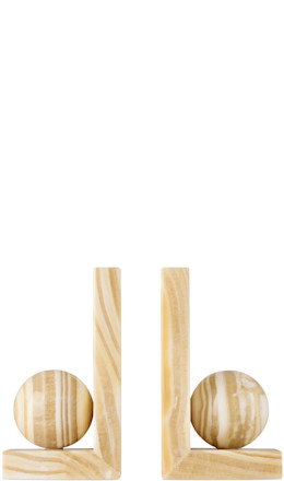 Beige Mango Onyx Prato Bookends - Soho Home