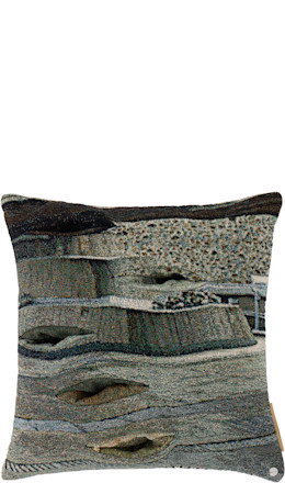 Multicolor Nº46 The Kaleidescope Rooftop Blanket Slit Cushion - Bless