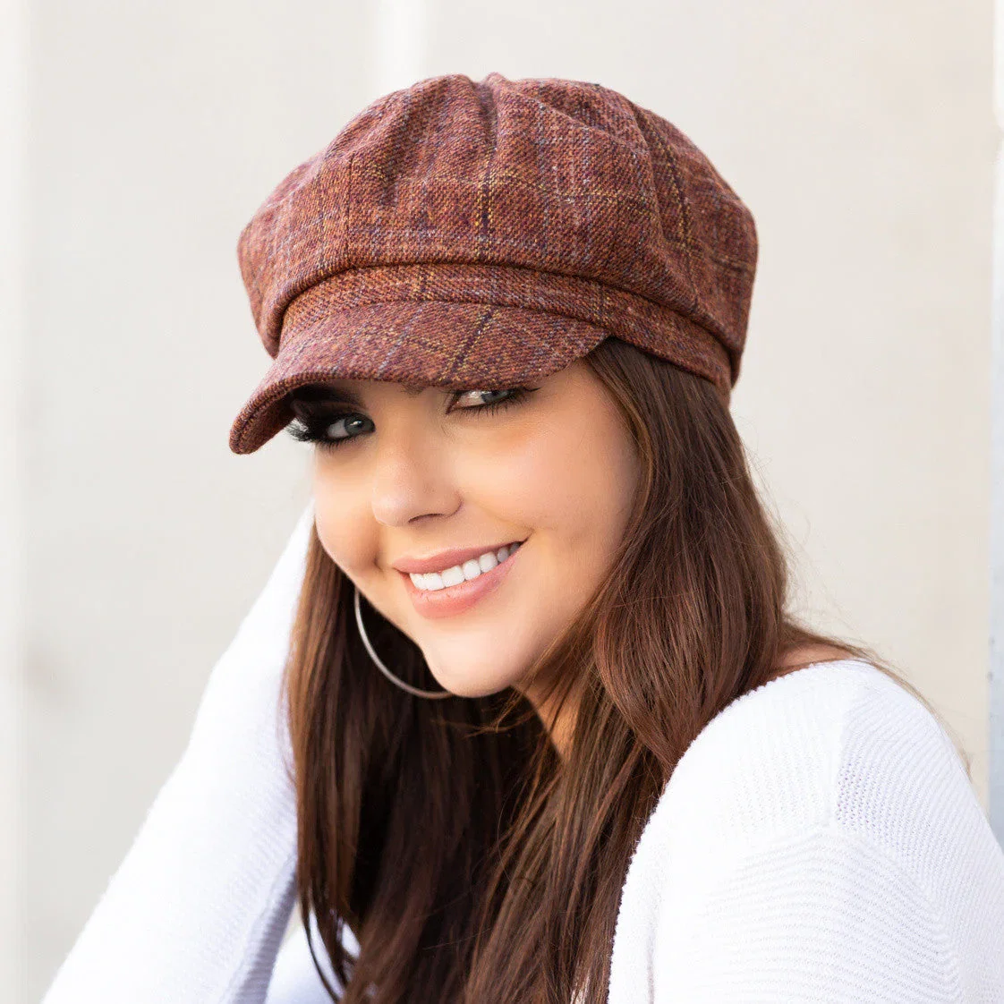Image of Tweed Newsboy Hats