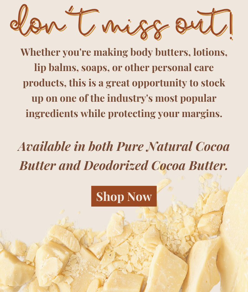 Price Drop on Cocoa Butter