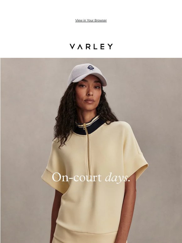 Curated for your on-court days
