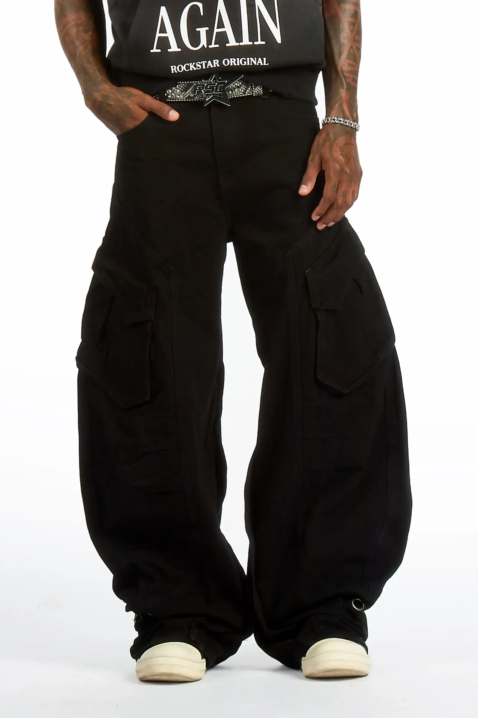 Image of Tren Black Barrel Fit Jean