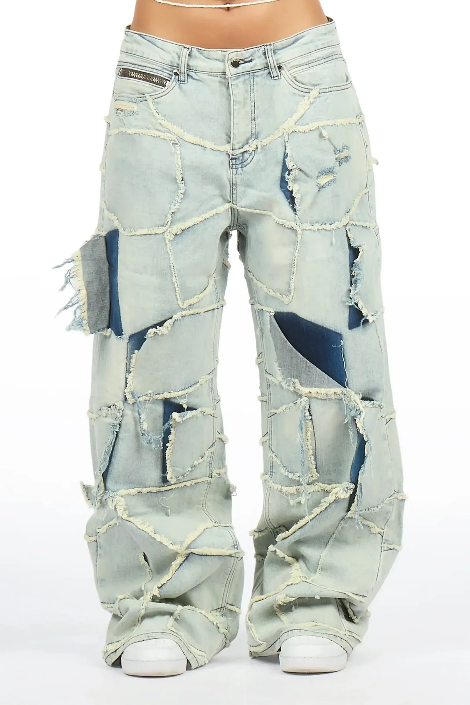 Image of Jaiyla Light Wash Baggy Fit Jean