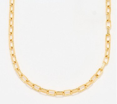 David Markstein Bronze Premiere Luxe Paper Clip Necklace, 18"
