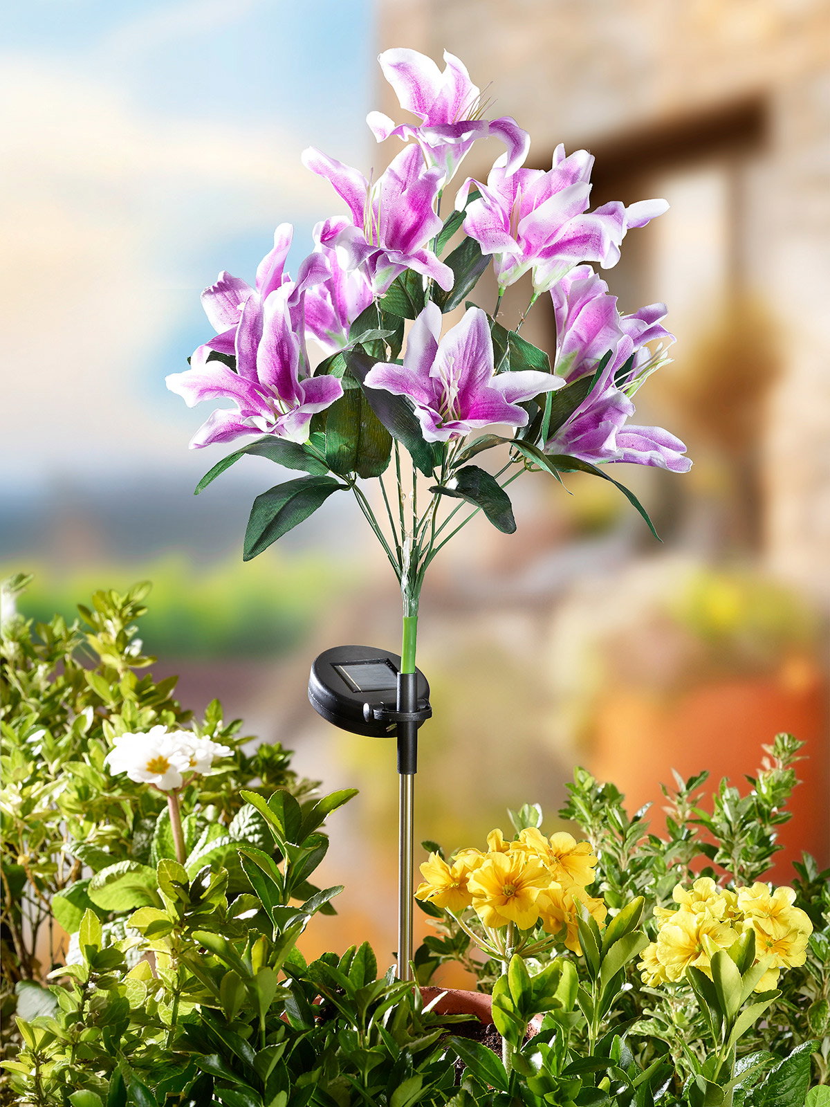 Image of Solar-Stecker „Lilien“