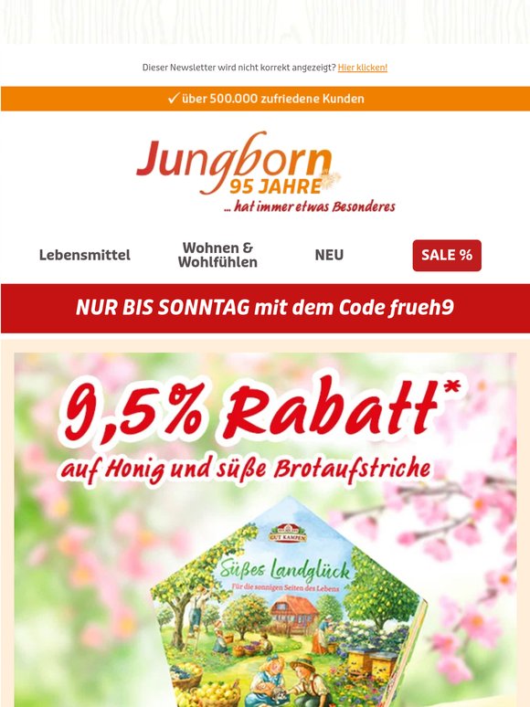 9,5% Wochenend-Rabatt auf süße Frühstücksfreuden – jetzt sparen!