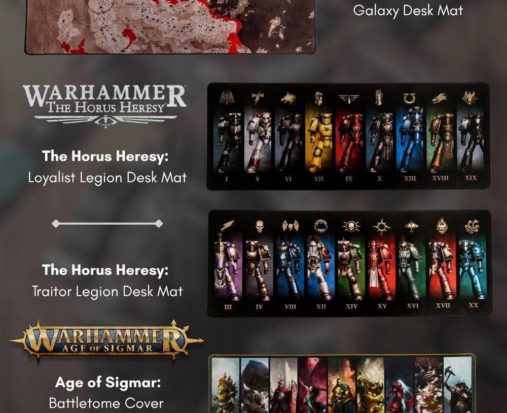 Warhammer Desk Mats
