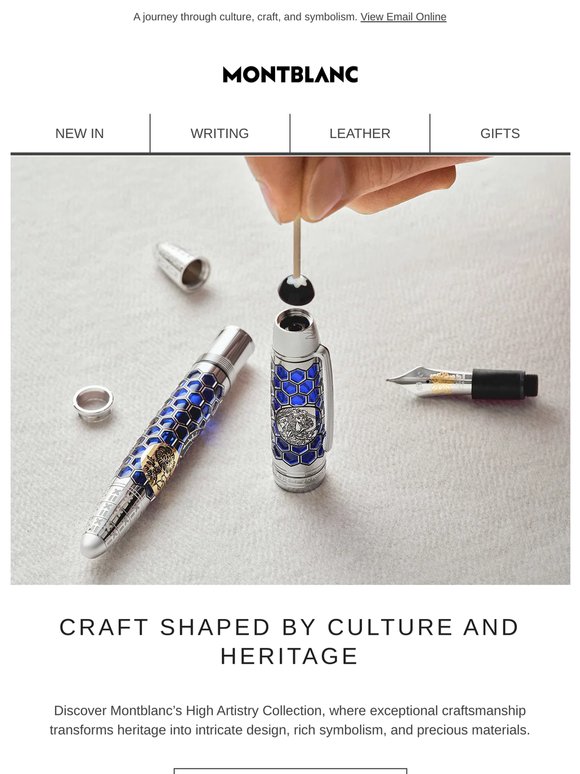 Montblanc unveils its latest High Artistry Collection