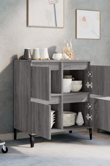 Sideboard Grey Sonoma 60x35x70 cm Engineered Wood