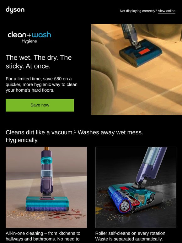 Save on a quicker, more hygienic way to clean hard floors