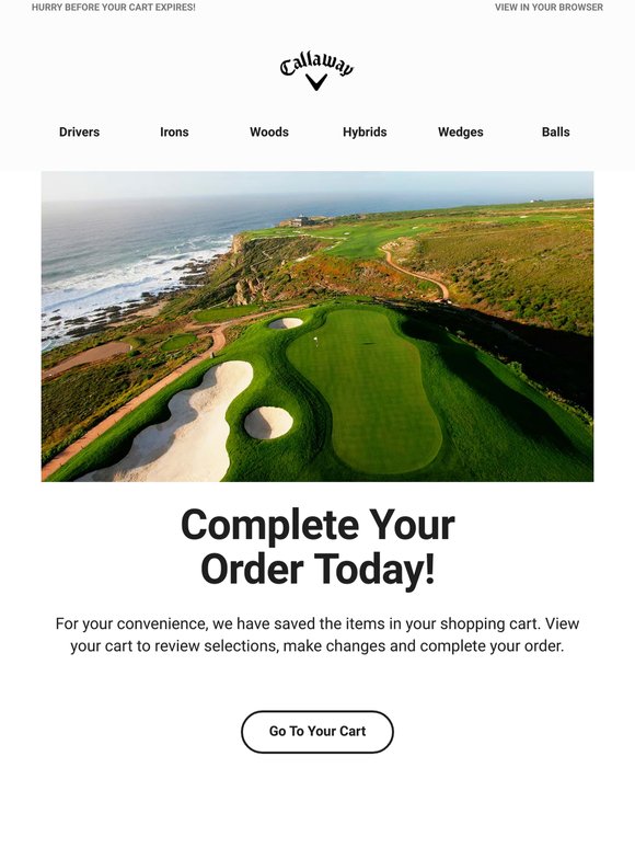 Don’t Forget That You’ve Got Items in Your Cart.