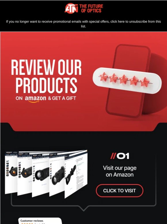 Enjoying ATN Gear❓ Leave Feedback & Get Rewarded❗