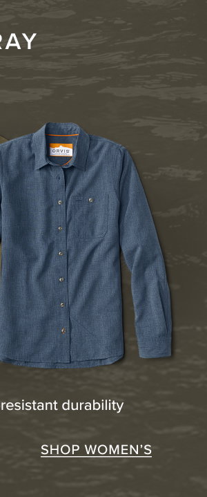 Our Tech Chambray Shirts offer quick-drying, wrinkle resistant durability