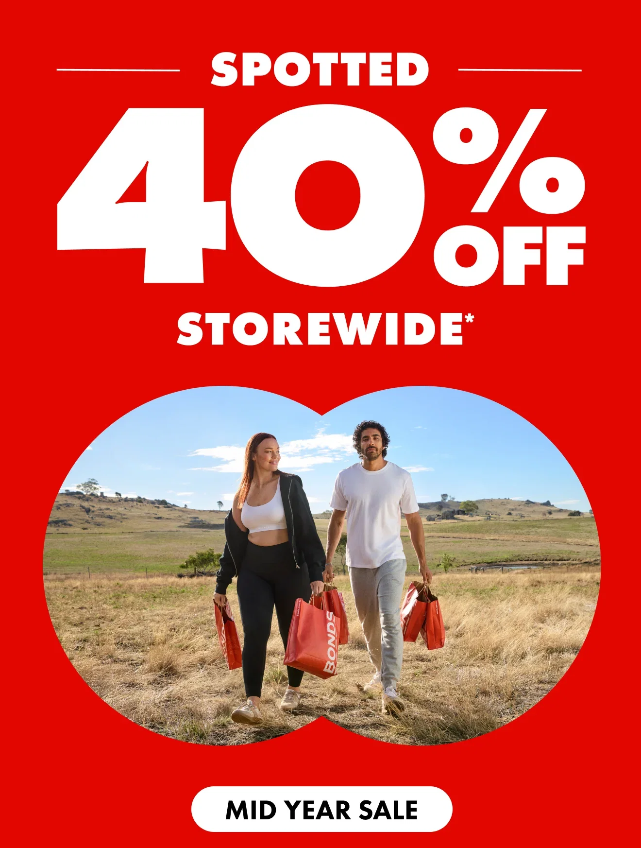 Spotted. 40% Off Storewide