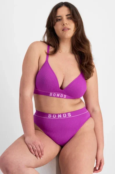 Retro Rib Seamless Wirefree Bra