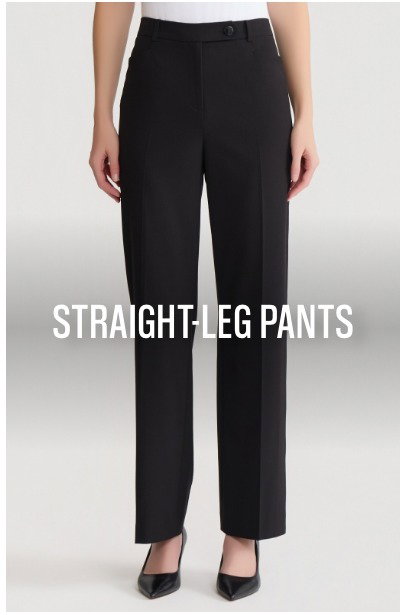 STRAIGHT-LEG PANTS