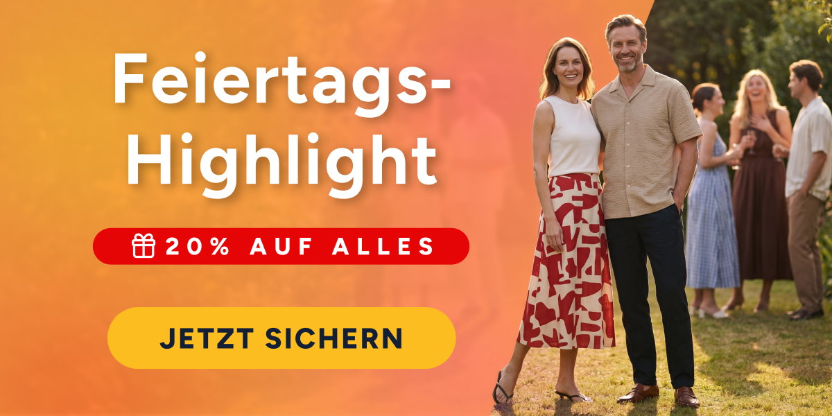 Jetzt 20% Feiertags-Highlight sichern