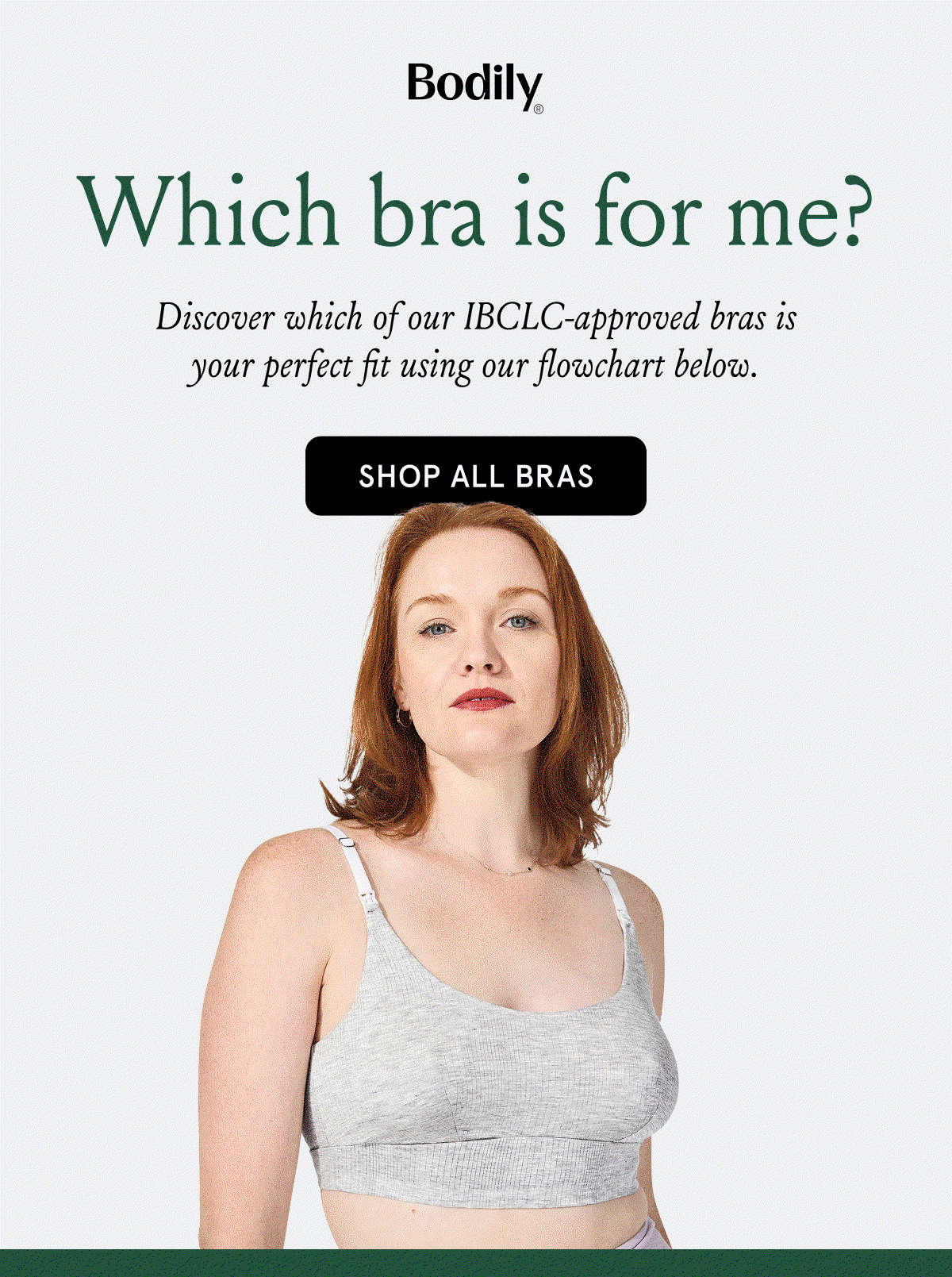 Which bra is for me? | Discover which of our IBCLC-approved bras is your perfect fit using our flowchart below.