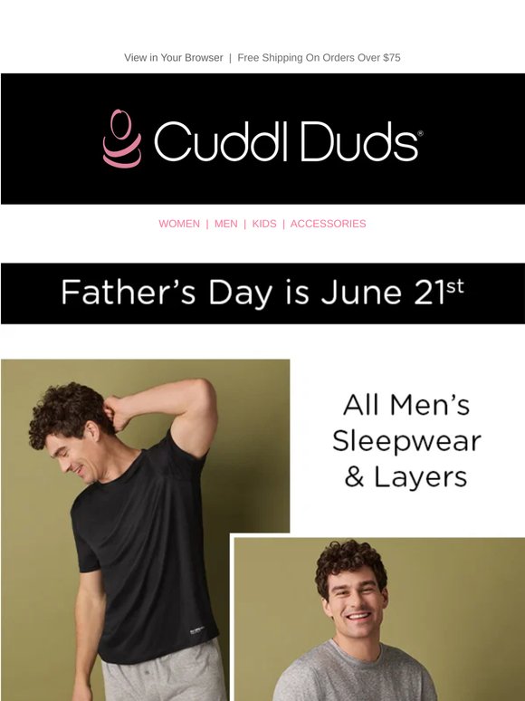 Gift Him Comfort | 25% Off Mens