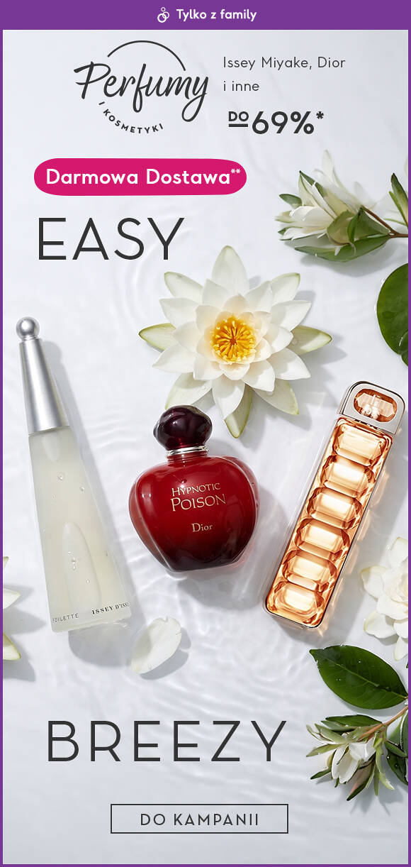 Kosmetyki i Perfumy do - 69%*