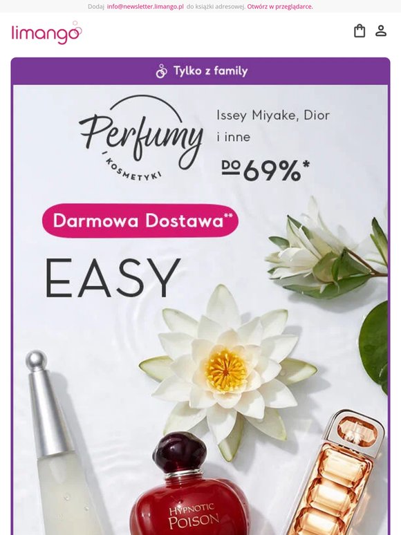 Darmowa dostawa na kosmetyki i perfumy ze zniżką do -69%* 🪷 To się opłaca!