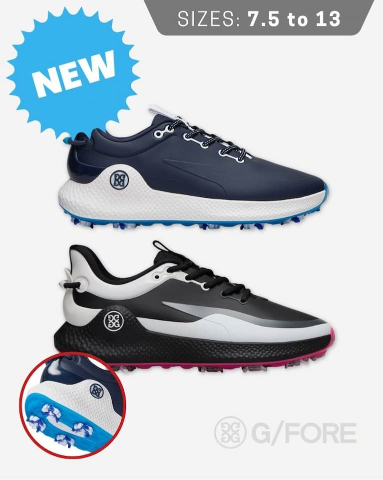 G/Fore Mens MG4+ O2 G/Lock Waterproof Anti-Odour Spiked Golf Shoes