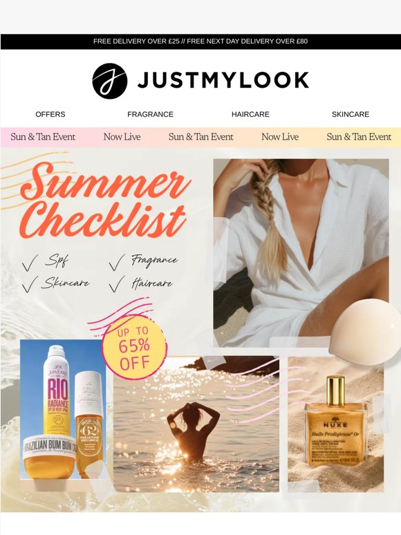 Your summer checklist ✅