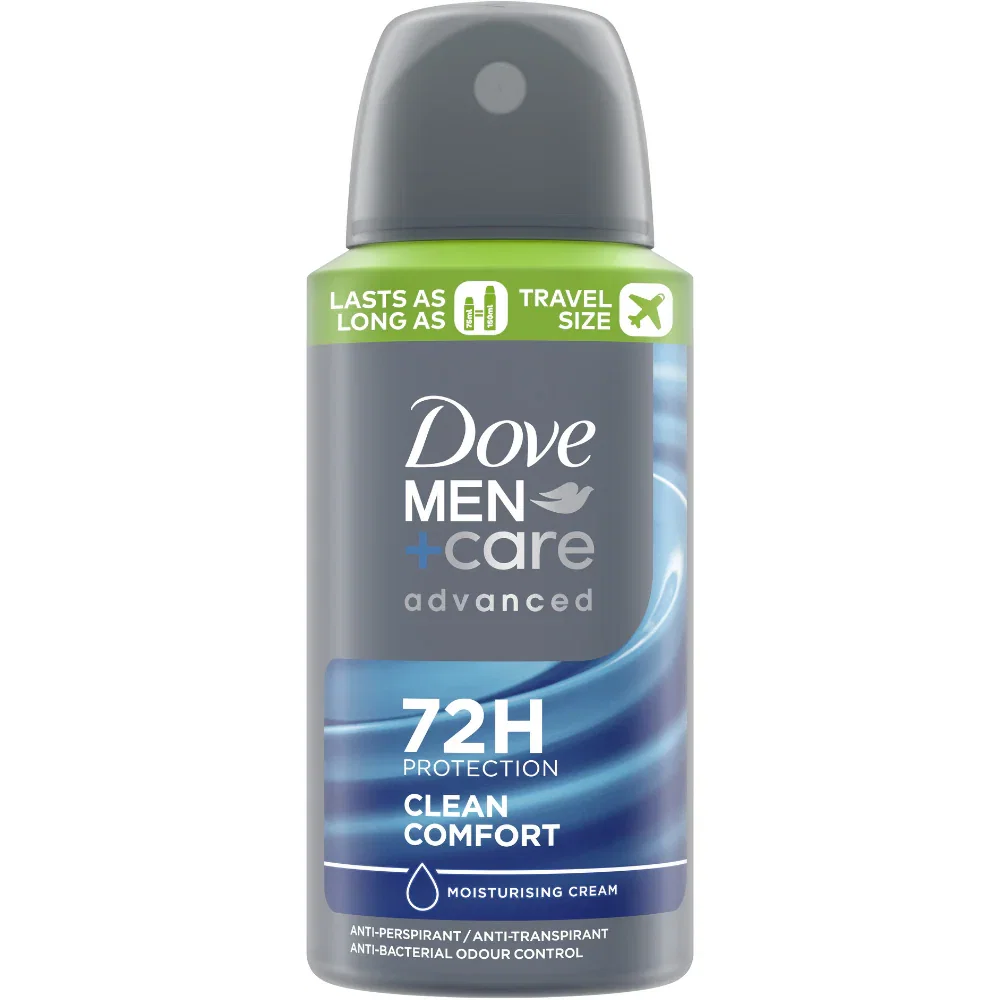 Image of Dove Men+Care Advanced 72h Clean Comfort Anti-Perspirant Deodorant Spray 75ml