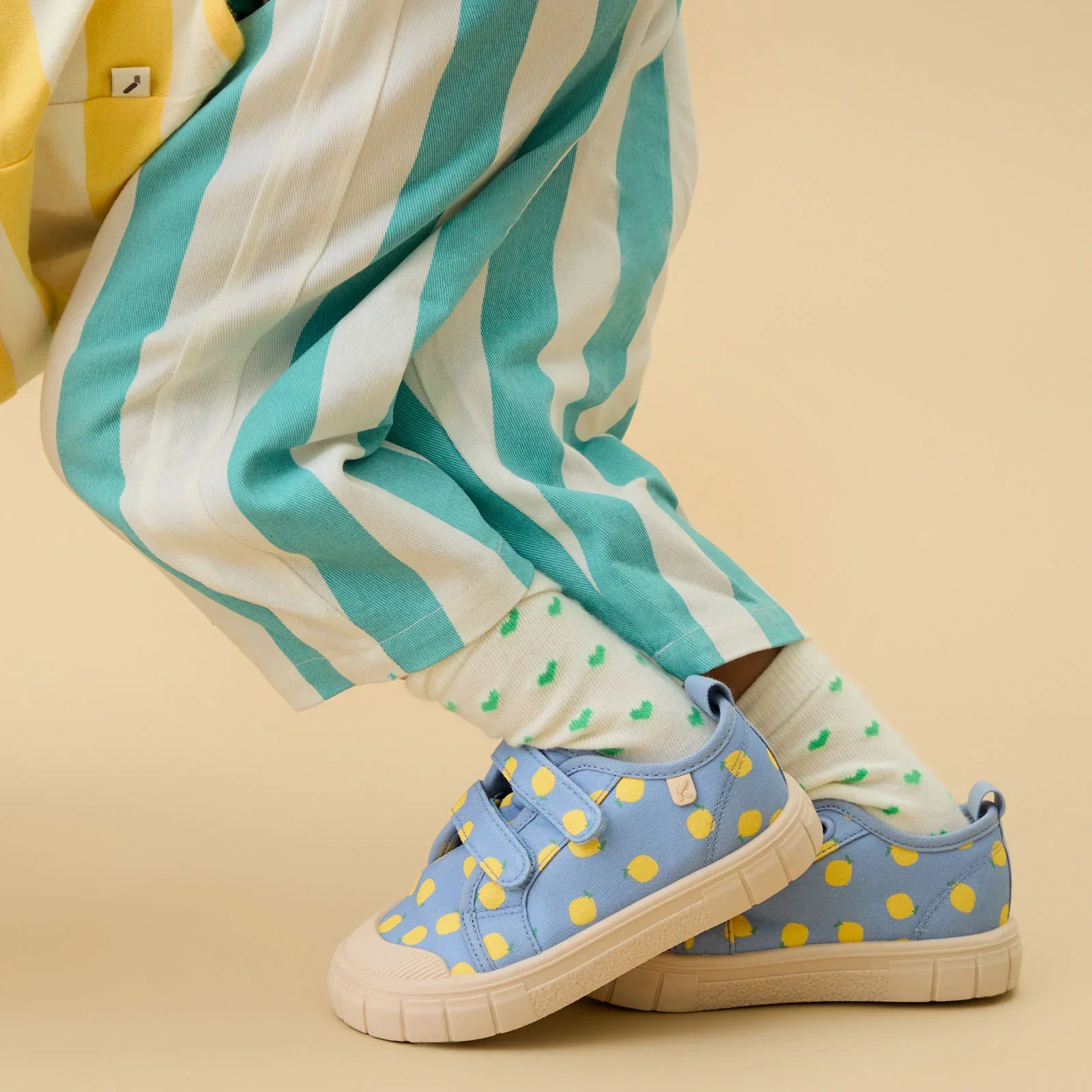 Image of KIDLY by MORI Print Canvas Trainers