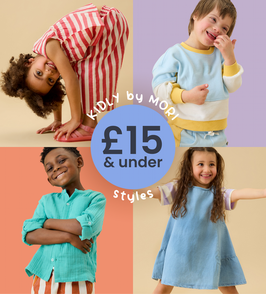 KIDLY by MORI styles £15 & under