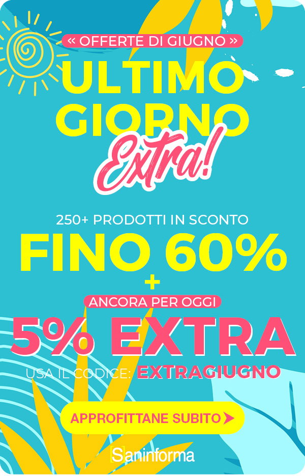 Codice EXTRAGIUGNO: -5% Extra sui prodotti selezionati