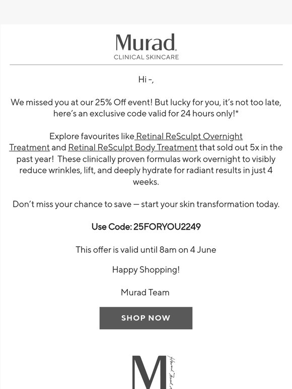 Did You Miss Out? You're Not Too Late