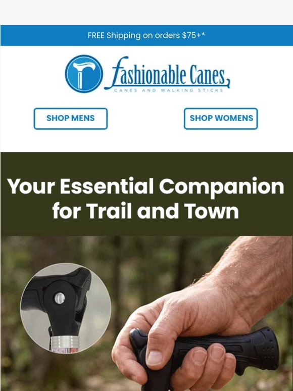 NEW: A Walking Stick with National Parks Style