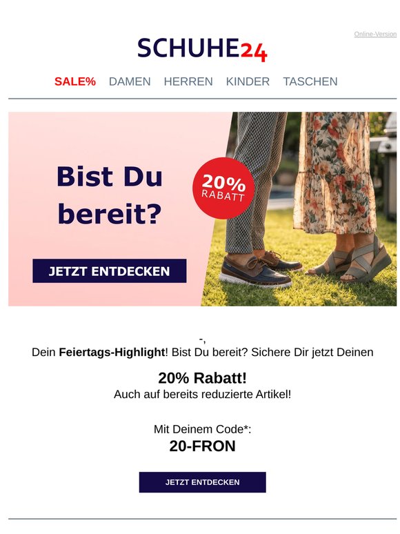 —, Dein Feiertags-Highlight!