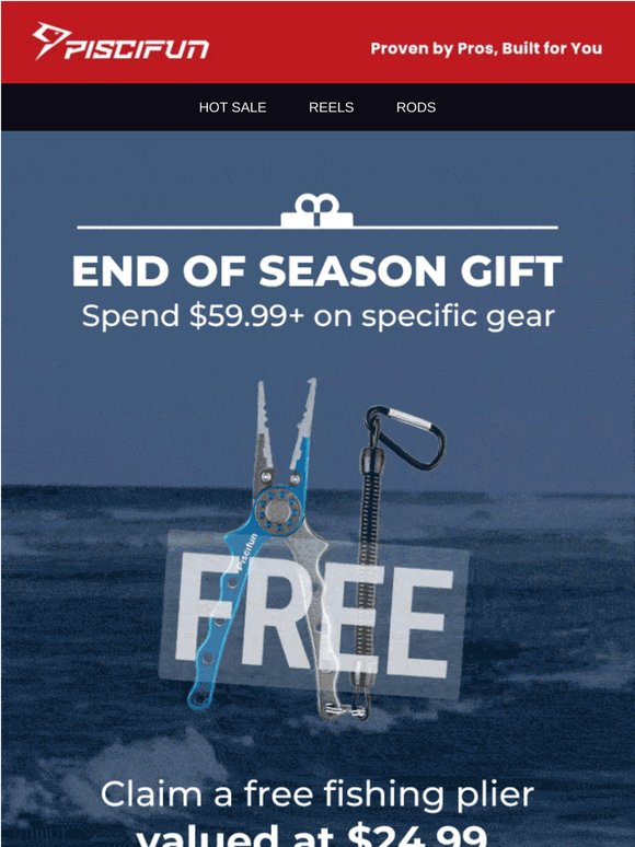🎁Unlock Your Free Fishing Pliers!