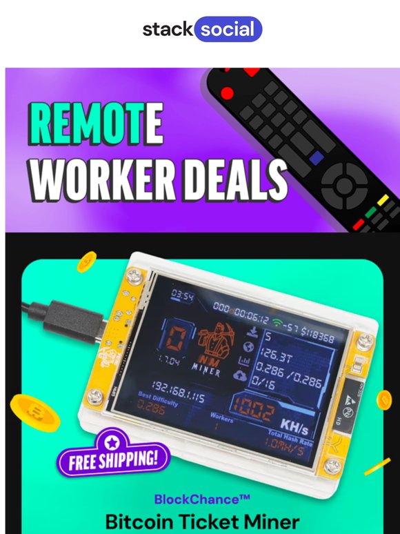 Start Mining Bitcoin With a $60 Gadget. Free Shipping!