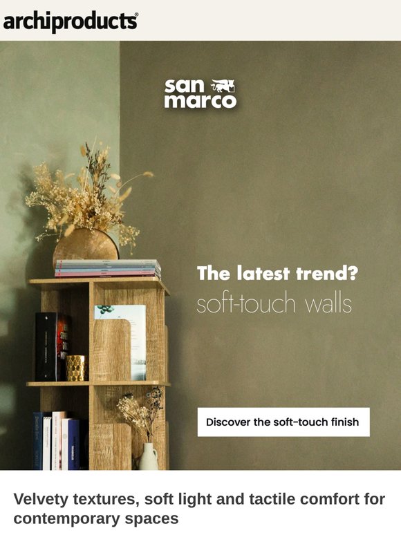 Soft touch walls by San Marco: the new trend in interior decoration