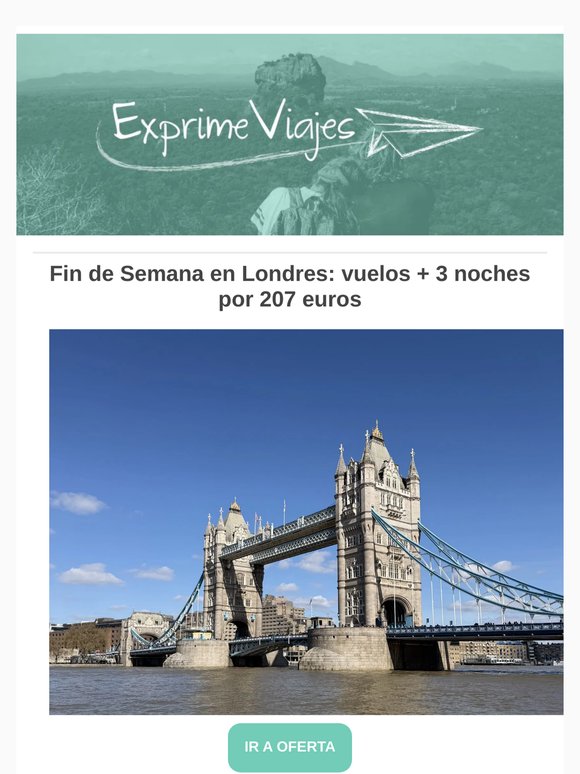 🟢 Fin de Semana en Londres: vuelos + 3 noches por 207 euros