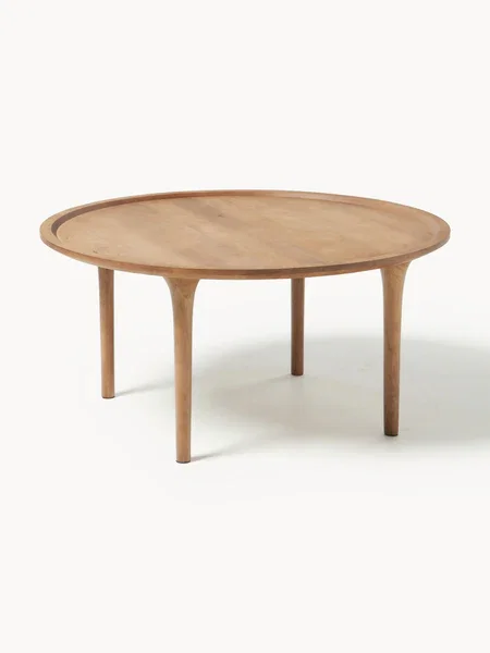 Runder Couchtisch Jeani aus Mangoholz