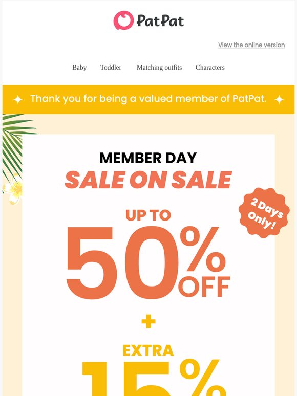 It's Wed-DEAL-sday 🛍️ Member Day is here