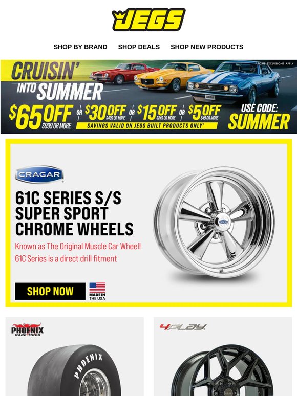 Top Picks from Cragar, Mickey Thompson, Coker & More